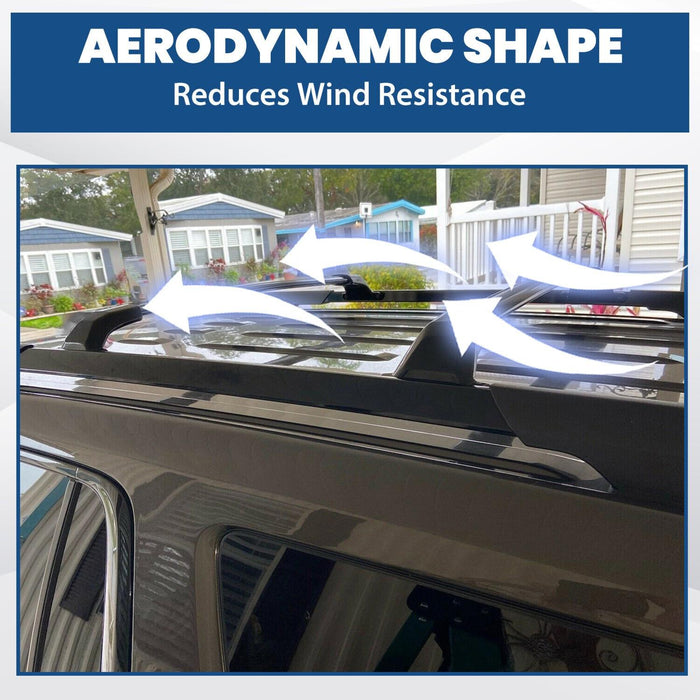 DURAFORCE For GMC Acadia 2017-2023 Roof Rack Rail Cross Bar Luggage Carrier Crossbars