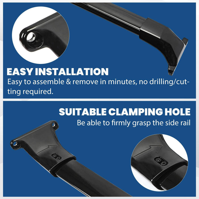 DURAFORCE For GMC Acadia 2017-2023 Roof Rack Rail Cross Bar Luggage Carrier Crossbars