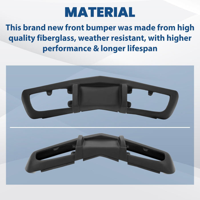 DURAFORCE For 1975 1976 1977 1978 1979 Chevy Corvette Primer Black Front Bumper Fiberglass