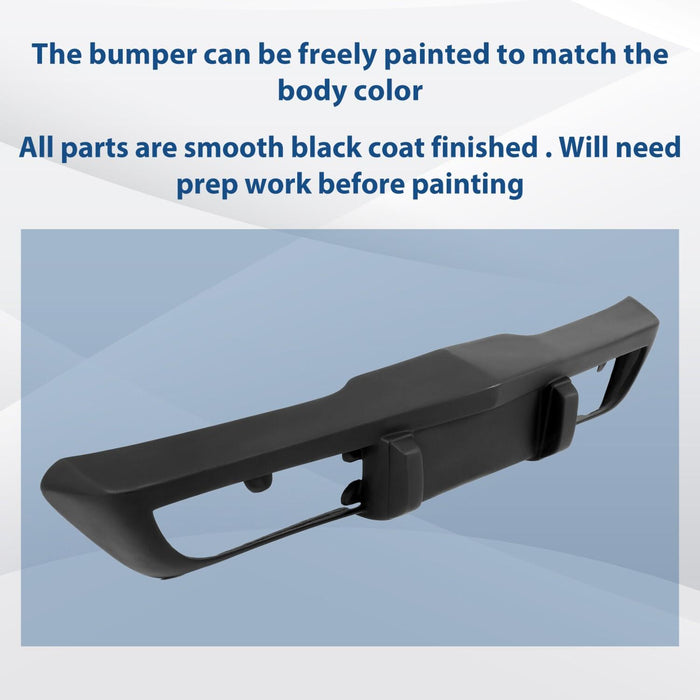 DURAFORCE For 1975 1976 1977 1978 1979 Chevy Corvette Primer Black Front Bumper Fiberglass