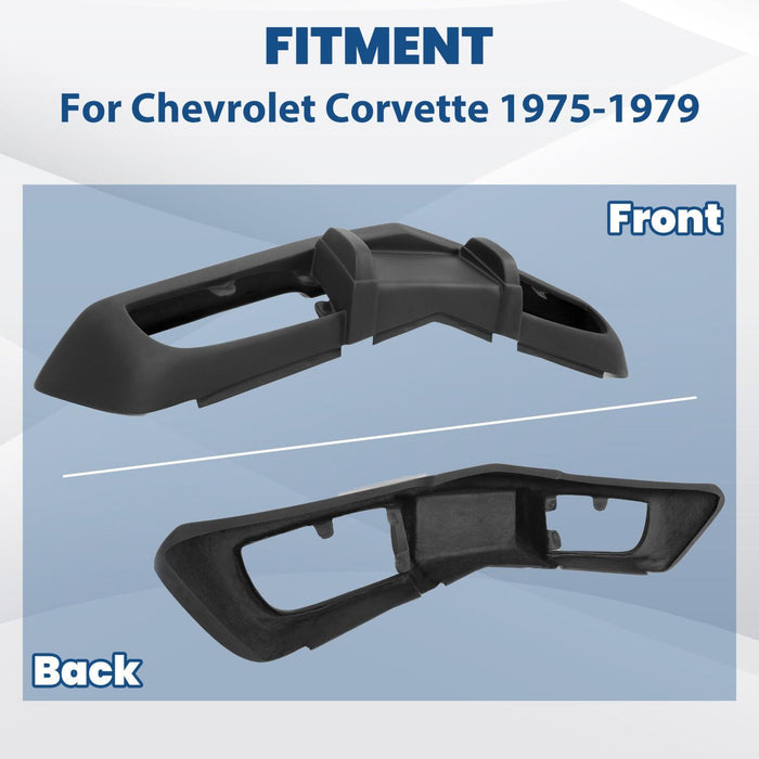 DURAFORCE For 1975 1976 1977 1978 1979 Chevy Corvette Primer Black Front Bumper Fiberglass