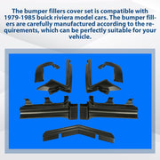 DURAFORCE Bumper Fillers-Front & Rear (Set Of 7 Pcs) For Buick Riviera 1979-1985