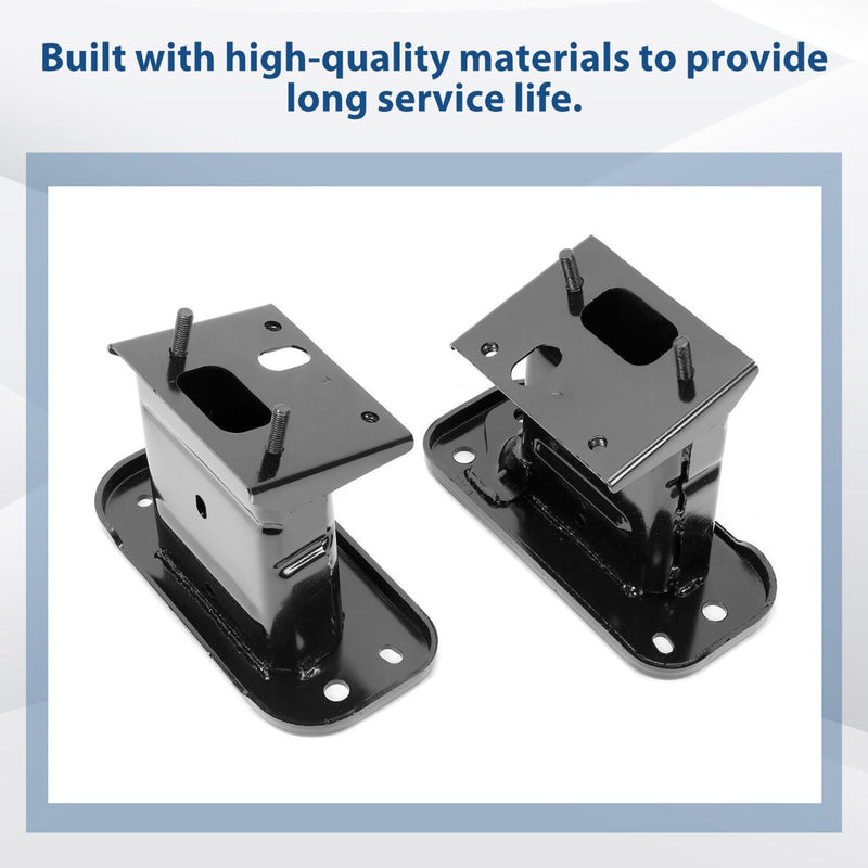 DURAFORCE For 2014-22 Infiniti Q50 Front Bumper Bracket Reinforcement Impact Bar Stay PAIR