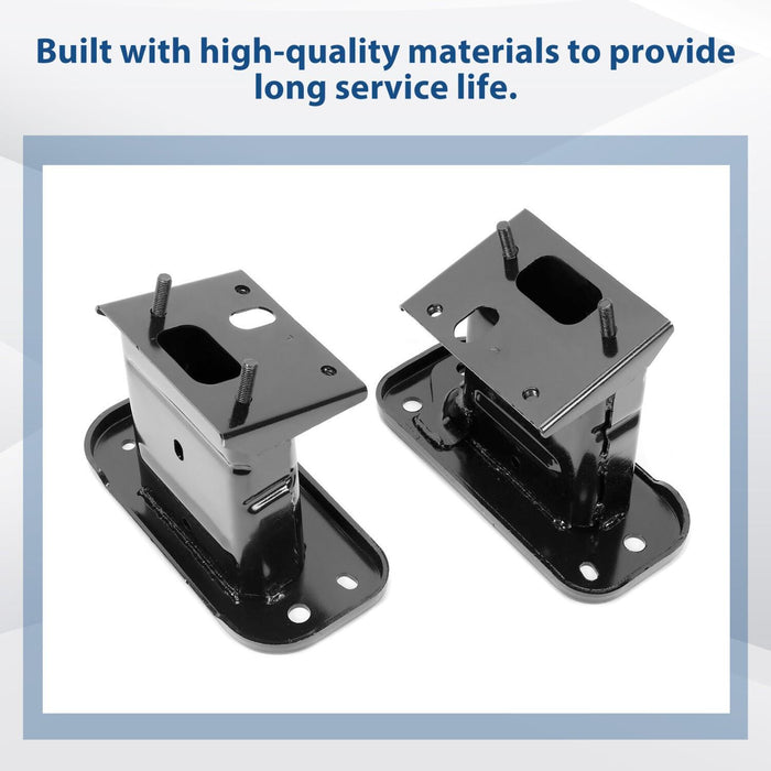 DURAFORCE For 2014-22 Infiniti Q50 Front Bumper Bracket Reinforcement Impact Bar Stay PAIR