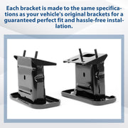 DURAFORCE For 2014-22 Infiniti Q50 Front Bumper Bracket Reinforcement Impact Bar Stay PAIR