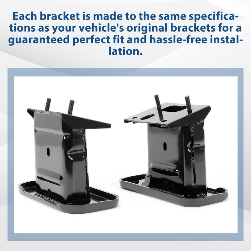DURAFORCE For 2014-22 Infiniti Q50 Front Bumper Bracket Reinforcement Impact Bar Stay PAIR
