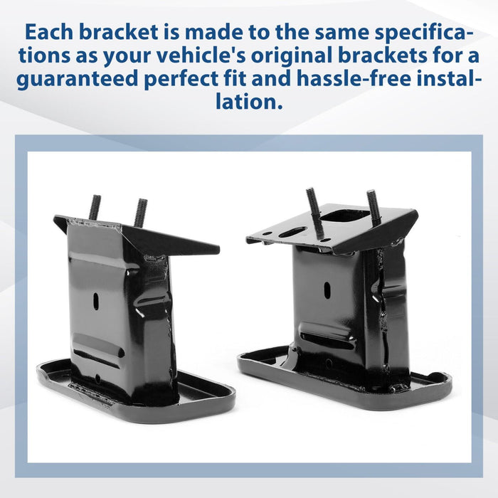 DURAFORCE For 2014-22 Infiniti Q50 Front Bumper Bracket Reinforcement Impact Bar Stay PAIR