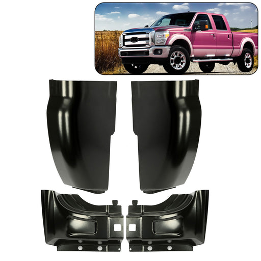 DURAFORCE 4PCS For 1999-2017 Ford F250 F350 Super Duty Super Cab Corners with extension