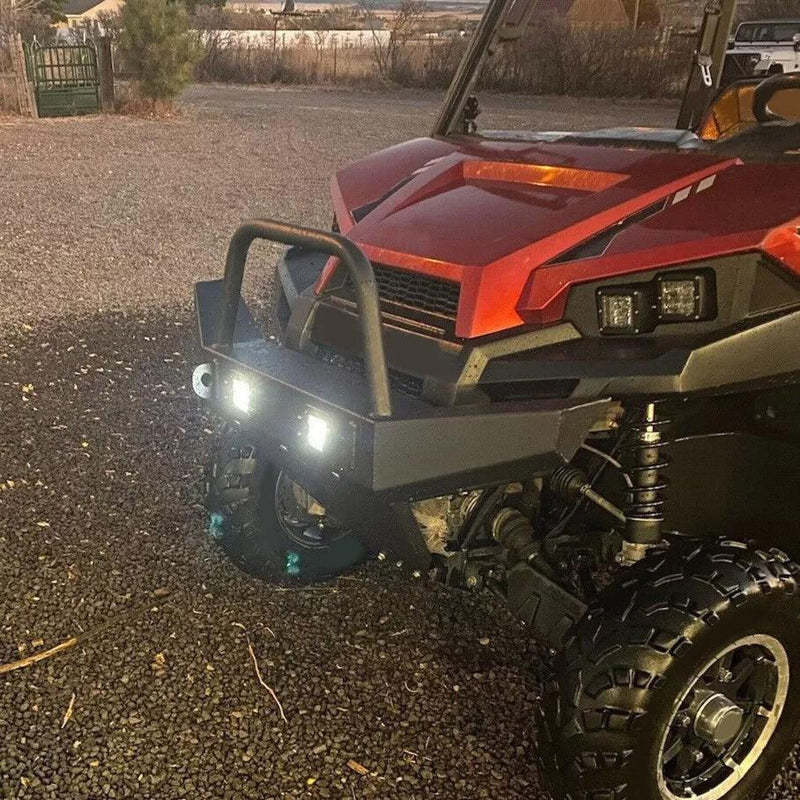 DURAFORCE For Polaris Ranger 570 Ranger 500 400 800 EV ETX Front Bumper 2011-2021 W/ LED