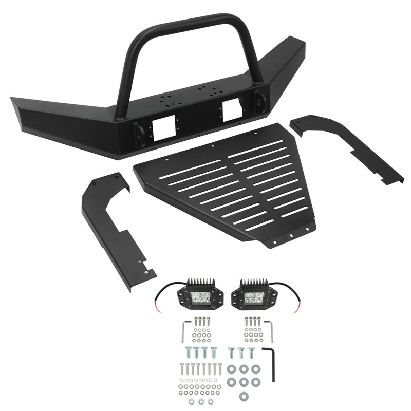 DURAFORCE For Polaris Ranger 570 Ranger 500 400 800 EV ETX Front Bumper 2011-2021 W/ LED