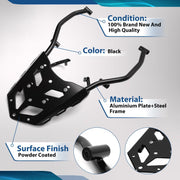 DURAFORCE Tail Rear Luggage Rack Cargo Carrier For 2019-2023 Yamaha Tenere 700 accessories