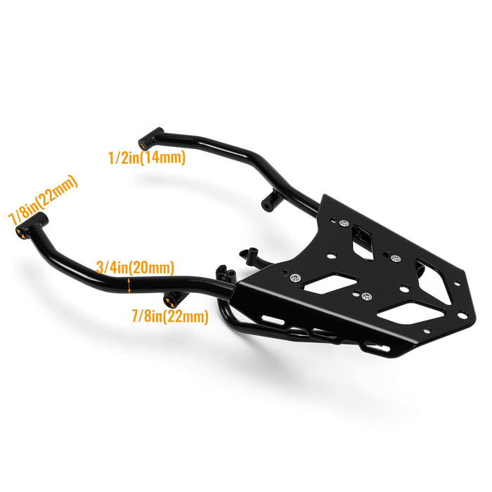 DURAFORCE Tail Rear Luggage Rack Cargo Carrier For 2019-2023 Yamaha Tenere 700 accessories