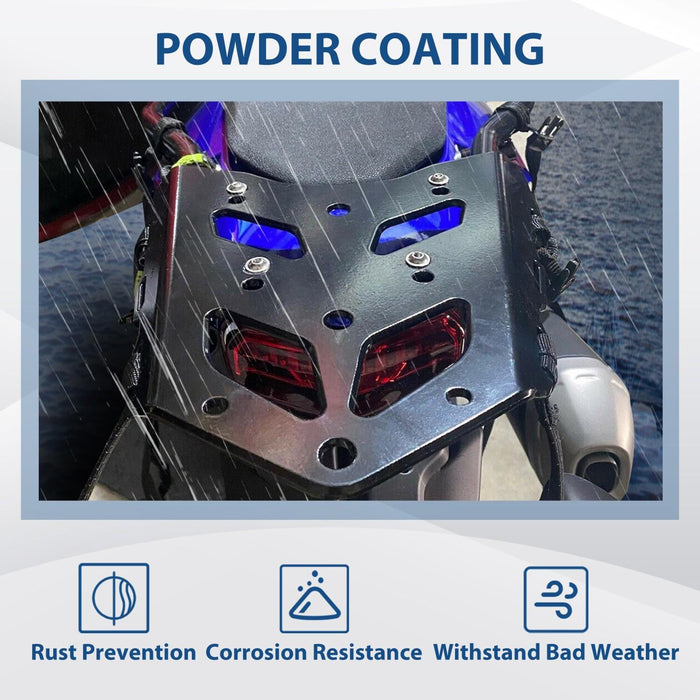 DURAFORCE Tail Rear Luggage Rack Cargo Carrier For 2019-2023 Yamaha Tenere 700 accessories