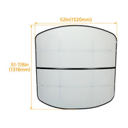DURAFORCE Tuff Top Tractor ROPS Canopy 52" X 52" For Tractor Mowers Umbrella-White