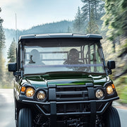 DURAFORCE Scratch Resistant Flip Down Windshield For 2015+ Kawasaki Mule Pro FXT DXT DX FX
