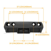 DURAFORCE Black Rear Bumper Fiberglass For 1975-1979 Chevrolet Corvette C3 Primer