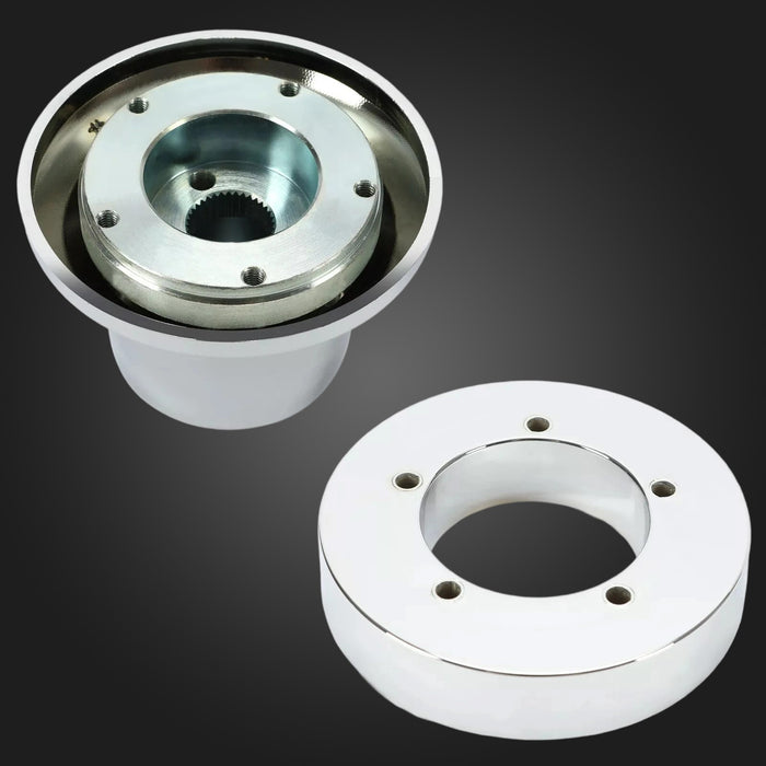 DURAFORCE New Steering Wheel Hub Adapter 5 Hole Fits for 1986-2006 Freightliner Models