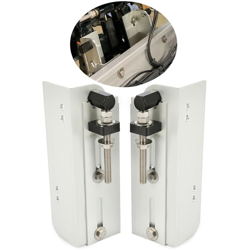 DURAFORCE Jack Plate 6" Set Back 4'' Adjustable Outboard Boat Aluminum Replace for JPL4000