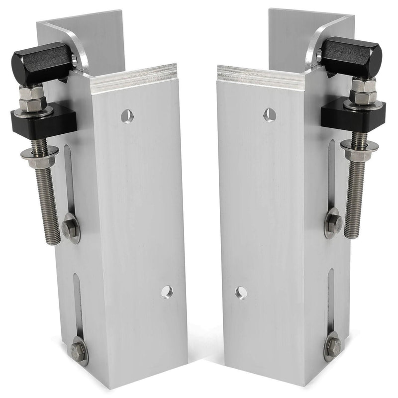 DURAFORCE Jack Plate 6" Set Back 4'' Adjustable Outboard Boat Aluminum Replace for JPL4000
