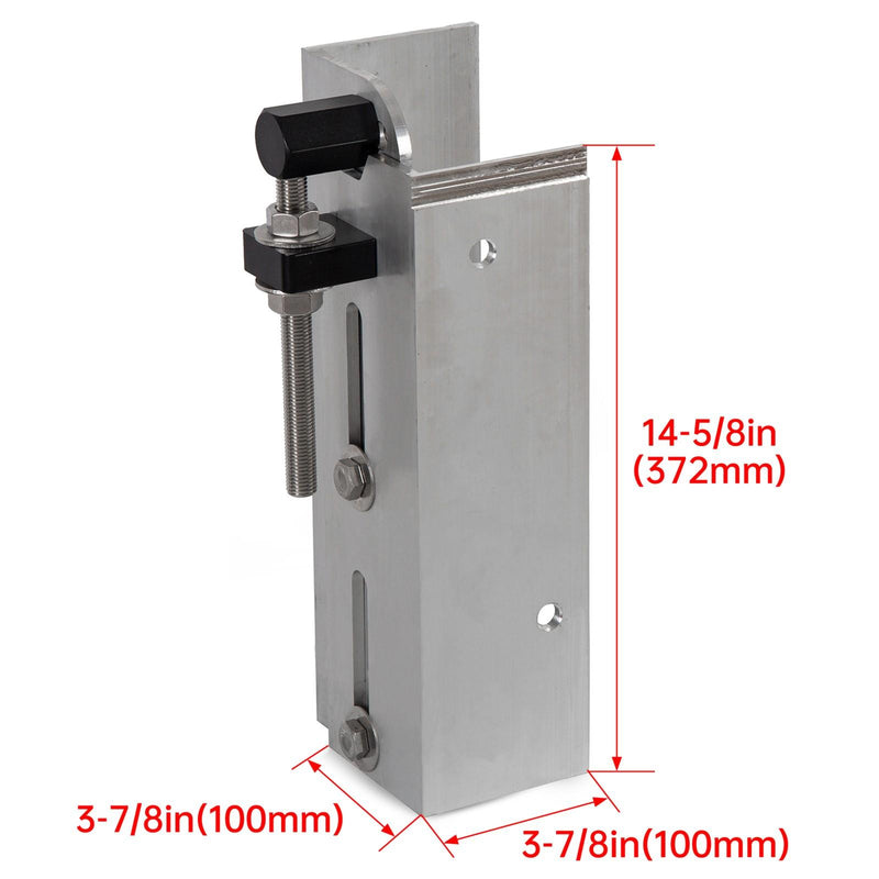 DURAFORCE Jack Plate 6" Set Back 4'' Adjustable Outboard Boat Aluminum Replace for JPL4000
