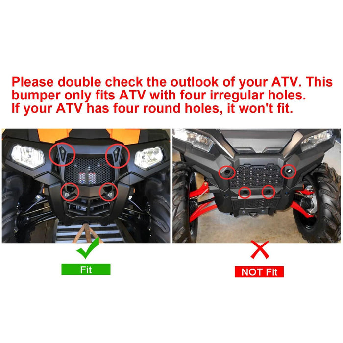 DURAFORCE For 2010-2024 Polaris Front Bumper Brush Guard Touring XP Sportsman 1000 850 550