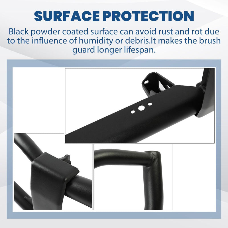 DURAFORCE For 2010-2024 Polaris Front Bumper Brush Guard Touring XP Sportsman 1000 850 550