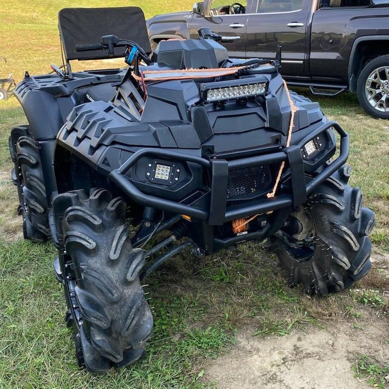 DURAFORCE For 2010-2024 Polaris Front Bumper Brush Guard Touring XP Sportsman 1000 850 550
