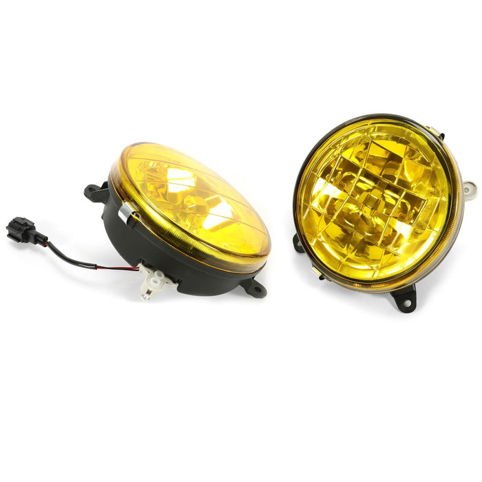 DURAFORCE For 02-03 Subaru Impreza RS / WRX Yellow Lens Glass Fog Lights Set w/ Bulbs