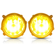 DURAFORCE For 02-03 Subaru Impreza RS / WRX Yellow Lens Glass Fog Lights Set w/ Bulbs