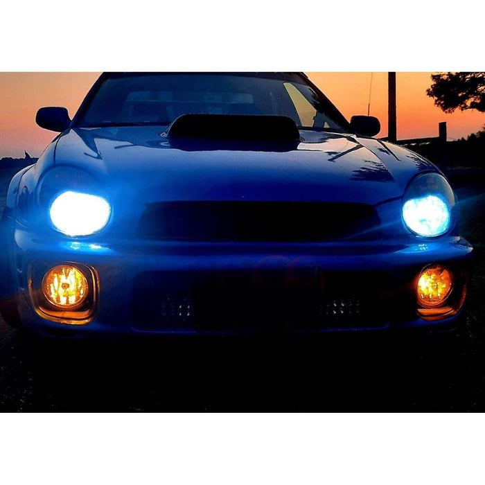 DURAFORCE For 02-03 Subaru Impreza RS / WRX Yellow Lens Glass Fog Lights Set w/ Bulbs