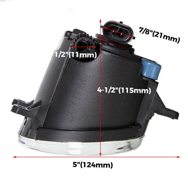 DURAFORCE New Pair Fog Lights Left Right RH LH Side Lamp For Lexus GS350 / GS450h / GS460