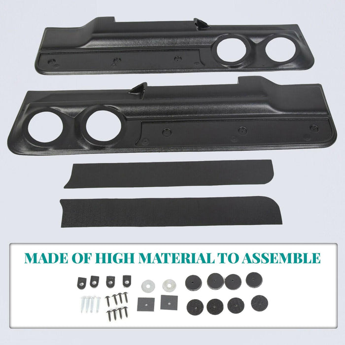 DURAFORCE Lower Door Panel 2-Speaker for 78-88 Monte Carlo Malibu El Camino Cutlass Regal