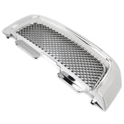 DURAFORCE For 02-08 GMC Envoy Chrome Luxury Mesh Style Front Upper Hood Bumper Grille