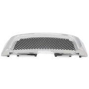 DURAFORCE For 02-08 GMC Envoy Chrome Luxury Mesh Style Front Upper Hood Bumper Grille