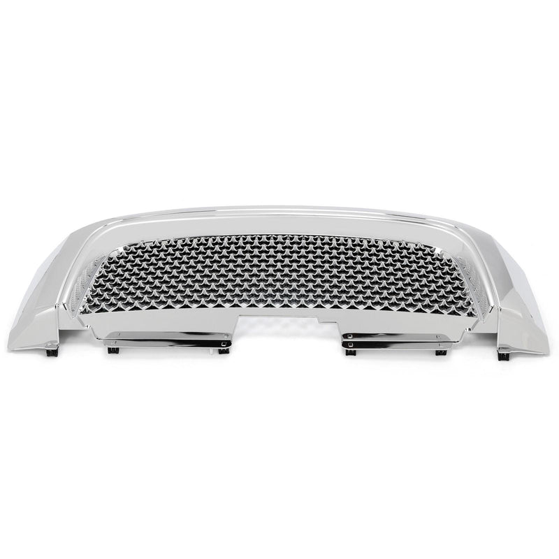 DURAFORCE For 02-08 GMC Envoy Chrome Luxury Mesh Style Front Upper Hood Bumper Grille
