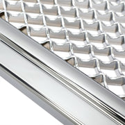 DURAFORCE For 02-08 GMC Envoy Chrome Luxury Mesh Style Front Upper Hood Bumper Grille