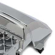 DURAFORCE For 02-08 GMC Envoy Chrome Luxury Mesh Style Front Upper Hood Bumper Grille
