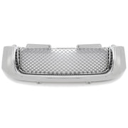 DURAFORCE For 02-08 GMC Envoy Chrome Luxury Mesh Style Front Upper Hood Bumper Grille