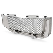 DURAFORCE For 02-08 GMC Envoy Chrome Luxury Mesh Style Front Upper Hood Bumper Grille