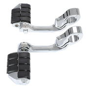 DURAFORCE 1-1/4" Engine Guard Mounts Clamps/ Highway Foot Pegs Footrest Fit For Harley