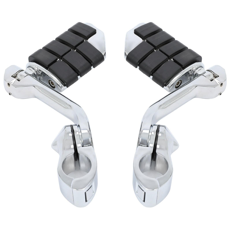 DURAFORCE 1-1/4" Engine Guard Mounts Clamps/ Highway Foot Pegs Footrest Fit For Harley