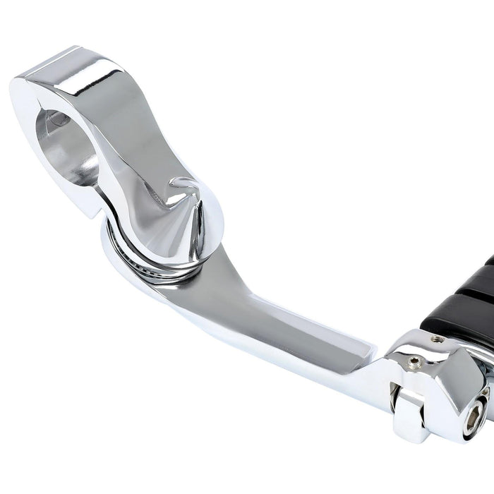 DURAFORCE 1-1/4" Engine Guard Mounts Clamps/ Highway Foot Pegs Footrest Fit For Harley