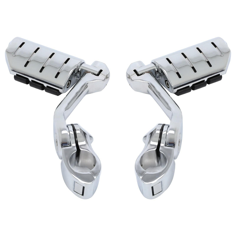 DURAFORCE 1-1/4" Engine Guard Mounts Clamps/ Highway Foot Pegs Footrest Fit For Harley