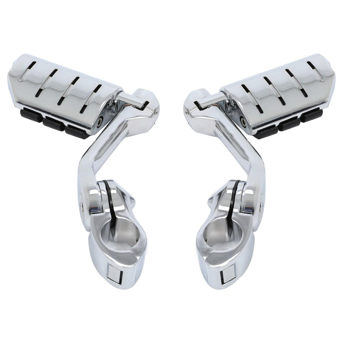 DURAFORCE 1-1/4" Engine Guard Mounts Clamps/ Highway Foot Pegs Footrest Fit For Harley