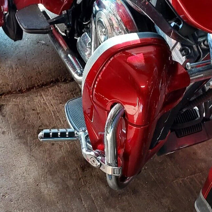 DURAFORCE 1-1/4" Engine Guard Mounts Clamps/ Highway Foot Pegs Footrest Fit For Harley