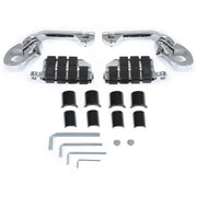 DURAFORCE 1-1/4" Engine Guard Mounts Clamps/ Highway Foot Pegs Footrest Fit For Harley