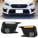 DURAFORCE Fog Lights Bezels with White/Amber Running LED DRL For 2018-up Subaru WRX STI