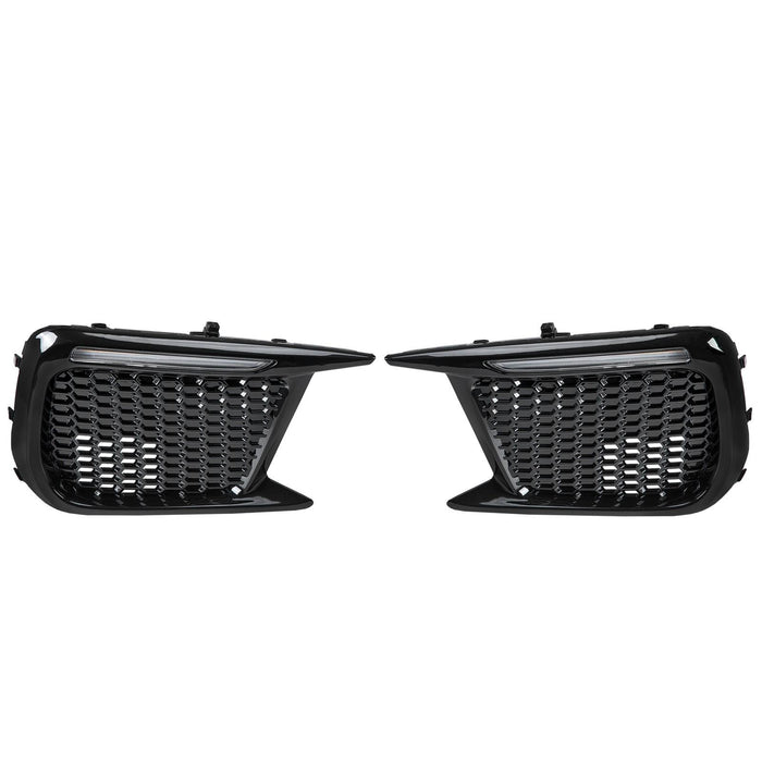 DURAFORCE Fog Lights Bezels with White/Amber Running LED DRL For 2018-up Subaru WRX STI