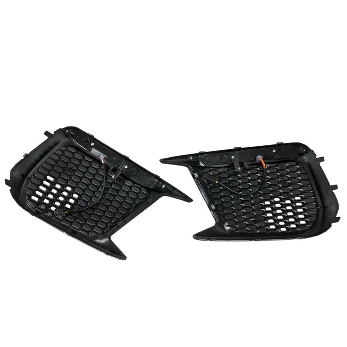 DURAFORCE Fog Lights Bezels with White/Amber Running LED DRL For 2018-up Subaru WRX STI