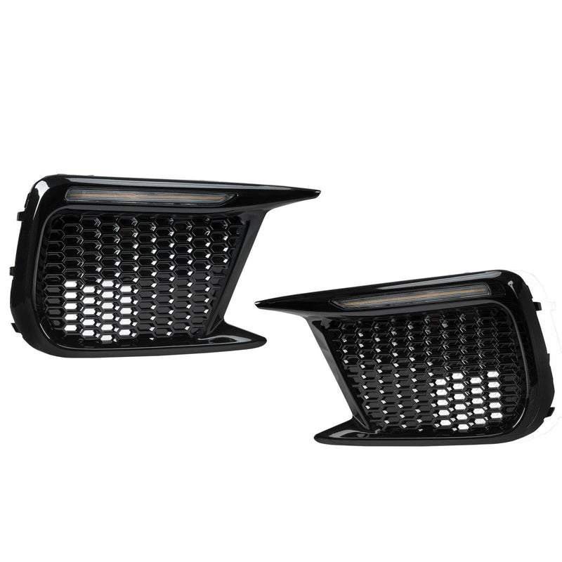 DURAFORCE Fog Lights Bezels with White/Amber Running LED DRL For 2018-up Subaru WRX STI